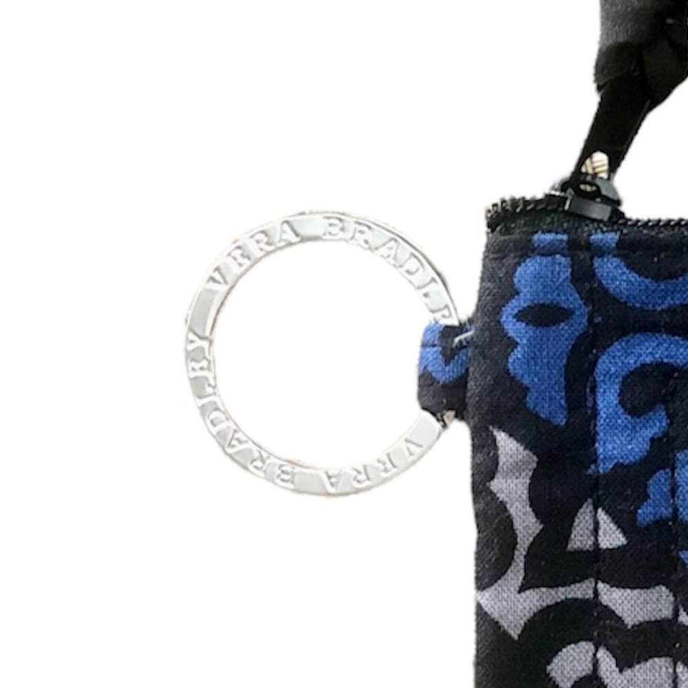 Vera Bradley Canterberry Cobalt Zip ID Case - Picture 4 of 6